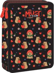 Must Penar cu rechizite Must Capybara - 2 fermoare (587270) Penar