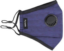 PureMe Reusable / Adjustable Mask Cotton 2 pcs N95 filters inside the package Dark Blue