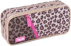 YOLO Penar școlar YOLO Leopard - 2 fermoare (121274-181-55) Penar