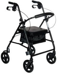  Négykerekű rehabilitációs járókeret RF-610, fekete