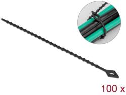 Delock Újrahasználható kötöző Hx 150 x Sz 2, 4 mm 100 db. Fekete (19568) - pepita