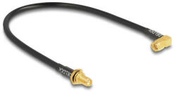 Delock Antennakábel fröccsenésbiztos SMA anya válaszfal SMA apához, 90 , RG-58, 30 cm