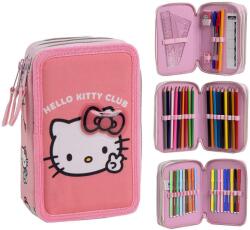 Cerda Penar cu rechizite Cerda Hello Kitty - 3 fermoare (2700001654) Penar
