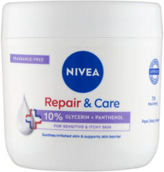 Nivea testápoló krém 400 ml Repair& amp; Care Érzékeny bőrre