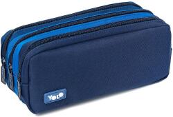 YOLO Penar școlar YOLO - Dark Blue, 3 fermoare (121273-1 81-10) Penar