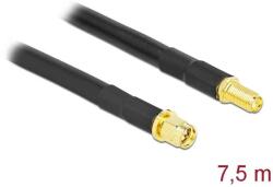 Delock Antennakábel SMA-dugó - SMA-hüvely LMR/CFD300, 7, 5 m (90467)