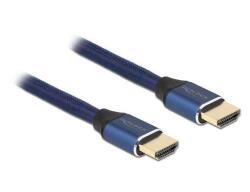 Delock Ultra nagy sebességű HDMI kábel 48 Gbps 8K 60 Hz kék 1 m tanúsítvánnyal (85446) - pepita