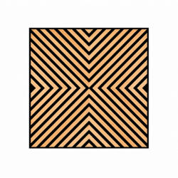 Leziter Akusztikus falpanel Deco IV bambusz hatású 60x60x1, 8 cm (J01TF01-BAM)