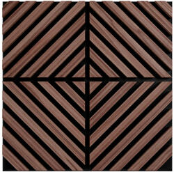 Leziter Akusztikus falpanel Deco IX olajos tölgy hatású 60x60x1, 8 cm (J01TF14-OAK)