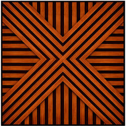 Leziter Akusztikus falpanel Deco VII dió hatású 60x60x1, 8 cm (J01TF06-WAL)