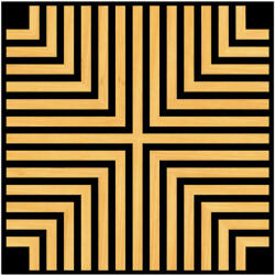 Leziter Akusztikus falpanel Deco V bambusz hatású 60x60x1, 8 cm (J01TF02-BAM)