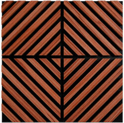 Leziter Akusztikus falpanel Deco IX dió hatású 60x60x1, 8 cm (J01TF14-WAL)