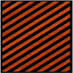 Leziter Akusztikus falpanel Deco III dió hatású 60x60x1, 8 cm (J01TR01-60-WAL)