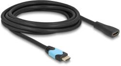 Delock HDMI anya - HDMI apa kábel 48 Gbps 8K 60 Hz bővítőkábel fekete 3 m (81999) (D81999) (81999)