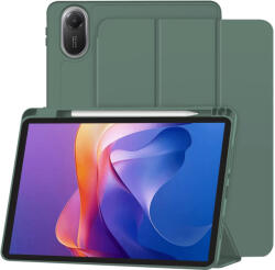 Techsuit Husa Xiaomi Redmi Pad 2 Techsuit Flex Trifold Pen, verde inchis