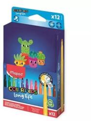 Maped Maped: Color Peps Longlife комплект флумастери - перащи се, 12 бр (IMA844006)