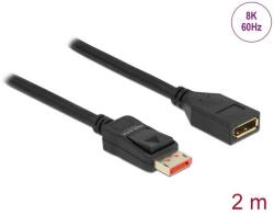 Delock DisplayPort bővítőkábel 8K 60 Hz 2 m (87071) - pepita