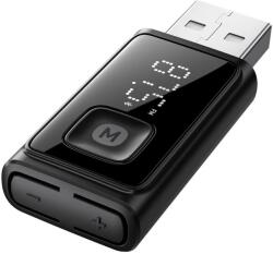 ESSAGER Bluetooth FM Трансмитер за Автомобил с Вграден Микрофон и HD Разговори