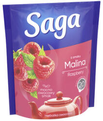 Saga gyümölcstea málna ízű (20 filter)