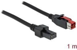 Delock PoweredUSB kábel apa 24 V & gt; 2 x 4 tűs apa, 1 m, POS nyomtatókhoz és csatlakozókhoz (85950)