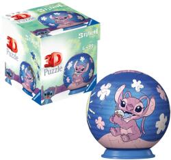 Ravensburger - Puzzle 3D bila Disney Stitch Angel 54 piese - RVS3D11598 (RVS3D11598)