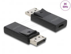 Delock USB Type-C - DisplayPort adapter 8K HDR-rel, HDR és HDCP támogatással (61078) (61078)