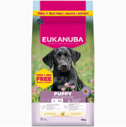EUKANUBA 18kg Eukanuba Premium Nutrition Puppy Large & Giant Breed csirke száraz kutyatáp