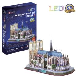  3D пъзел Notre Dame de Paris / LED - 149 части (17C-L173)