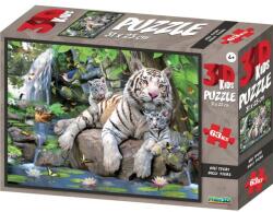 Prime 3D puzzle - Бели тигри 63 части (46pr-10639)