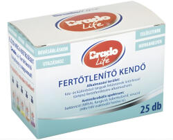 Bradoline fertőtlenítő kendő 25 db - pepita