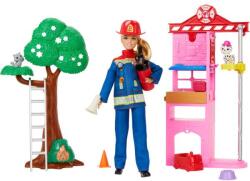 Mattel Barbie Пожарна станция с кукла (25HRG55)