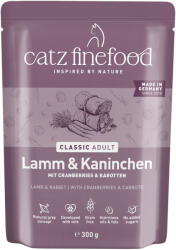 Catz Finefood 6x300g catz finefood Bárány & nyúl tasakos nedves macskatáp