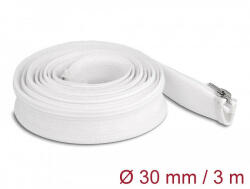Delock Befont karmantyú zipzáras szorítóval hőállóság egészen 3 m x 30 mm-es fehér (20834) - pepita