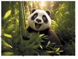 Panta Plast Mapă cu elastic, model panda - A4 (INP4106458)