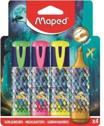 Maped Set textmarker Maped Dragon, vârf 1-5 mm, 4 bucăți (IMA740713)