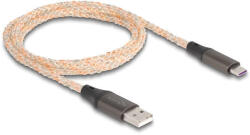 Delock USB 2.0 kábel A-típus - USB Type-C RGB jelzéssel 1 m (88164) - pepita