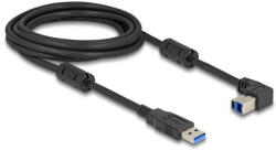 Delock USB 5 Gbps kábel A-típusú apa - B-típusú apa 90 felfelé néző csatlakozóapaval 3 m