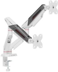 White Shark KUFU-II, GMS-3211 dual asztali monitor tartó 17" -35" / 43-90cm (3858894509935)