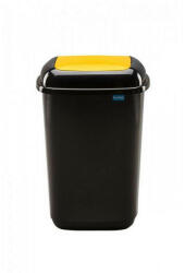 Quatro Plafor Quatro Billenőfedeles Szemetes - 45L - Fekete/Sárga (PL659-00)