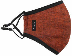 PureMe Reusable / Adjustable Mask Linen 2 pcs N95 filters inside the package Rust Orange