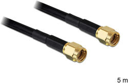 Delock RP-SMA dugó & gt; RP-SMA dugó LMR 195, 5m (88657)