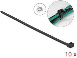 Delock UV-sugárzásnak is ellenálló kábelkötöző hossza 1220 x szélessége 9, 0 mm, 10 db. Fekete (19564) - pepita