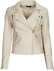 Only Jachete din piele și material sintetic Femei ONLGEMMA FAUX LEATHER BIKER OTW NOOS Only Bej FR 42
