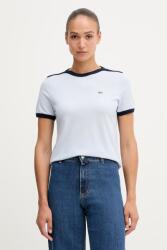 Lacoste női pamut póló - kék 34 - answear - 26 990 Ft