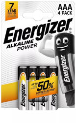 Energizer LR03AP-BP4 Alkaline Power alkáli elem, AAA, 1, 5 V