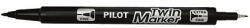 Pilot Alkoholos marker PILOT Twin BeGreen fekete (SCA-TM-B-BG) - tonerpiac