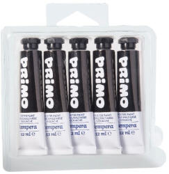 PRIMO Tempera PRIMO fekete 12 ml 5 darabos (440TRA800)