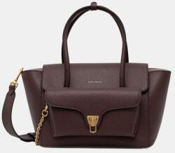 Coccinelle shopper női bőr DOUBLE BEAT - burgundia Univerzális méret