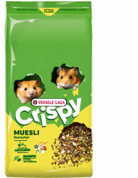 Versele-Laga Crispy Muesli Hamsters & Co | Teljes értékű ropogós müzli eleség hörcsögök, egerek és patkányok részére - 750 g