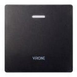 VIRONE DB-8PD/B Elemmentes csengőgomb vezeték nélküli csengőkhöz, TELERO sorozat, fekete (DB-8PD/B)
